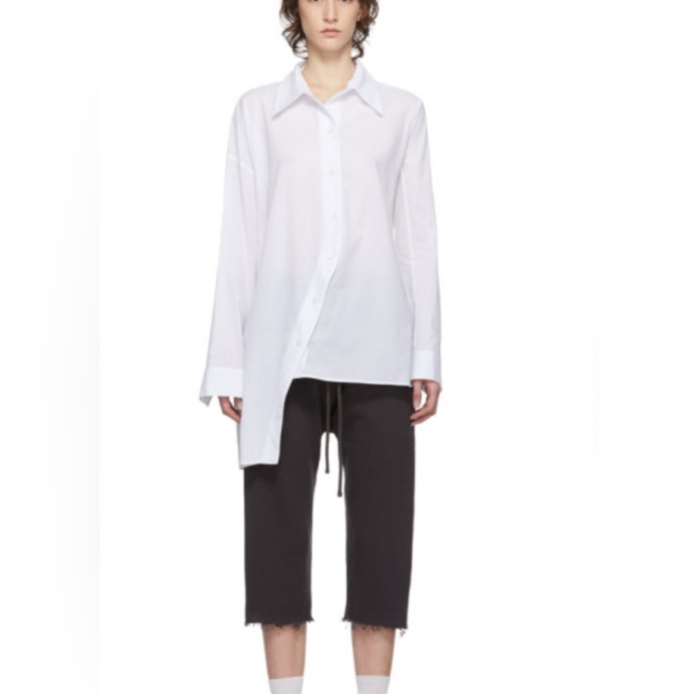 SOLD - Vintage Ann Demeuleester Asymmetrical Shirt